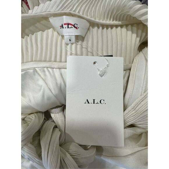 NWT A.L.C. Athena Dress in Whisper White Size 6 $795 - Picture 10 of 10